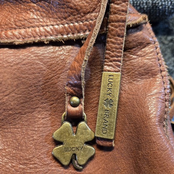 Lucky Brand Brown Leather Tote - Picture 4 of 7